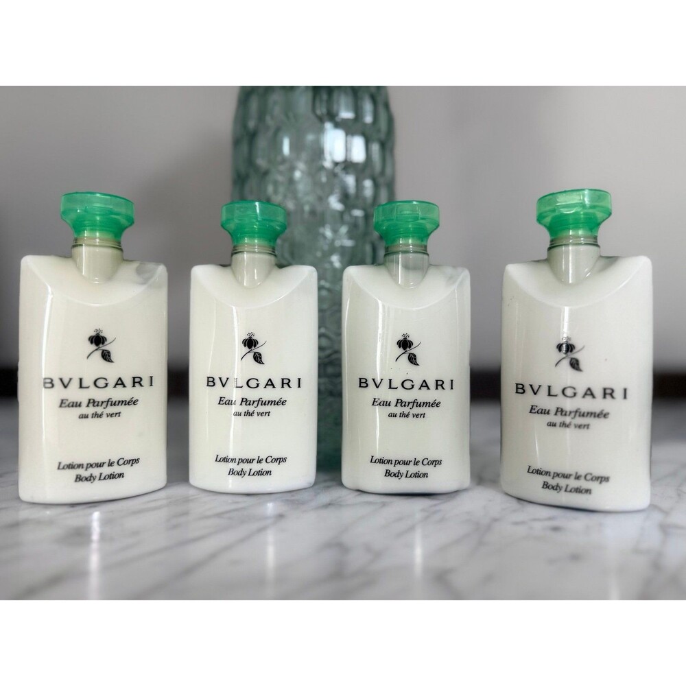 BLVGARI au the vert Body Lotion Set of 4 Travel Size (2.5 fl oz)